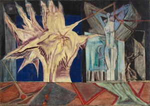 Jerzy Tchórzewski (1928 - 1999), Człowiek i światło, 1956