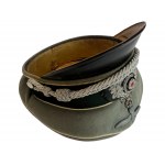 Heer 17th Infantry Regiment Officers Visor Cap with Braunschweig Skull