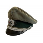 Heer 17th Infantry Regiment Officers Visor Cap with Braunschweig Skull