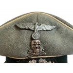 Heer 17th Infantry Regiment Officers Visor Cap with Braunschweig Skull
