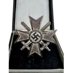 Cased KVK with swords first class marked 1 - DESCHLER & SOHN