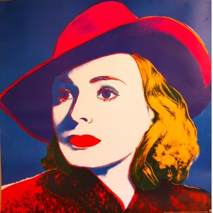 Andy WARHOL (1928-1987), Ingrid Bergman with hat (z filmu Casablanca),1983