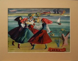 Kazimierz Mann (1910 - 1975) Wianki, 1937