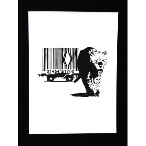 Banksy,Lampart i kod kreskowy