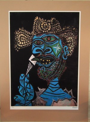 Pablo Picasso(1881-1973),Mężczyzna w słomkowym kapeluszu,1938