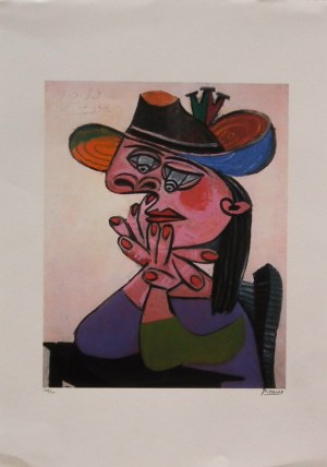 Pablo Picasso(1881-1973),Woman leaning-Dora Maar(Kobieta podparta-1938)