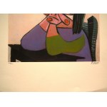 Pablo Picasso(1881-1973),Woman leaning-Dora Maar(Kobieta podparta-1938)