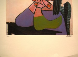 Pablo Picasso(1881-1973),Woman leaning-Dora Maar(Kobieta podparta-1938)