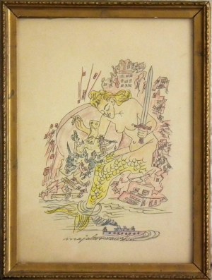 Maja Berezowska(1893-1978),Syrenka
