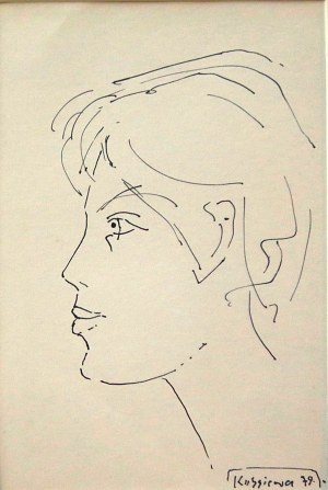 Tadeusz Kulisiewicz(1899-1988),Głowa kobiety,1979
