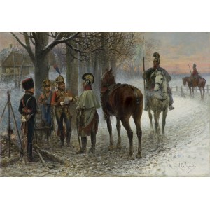 Jan Chelminski, FROM THE FRENCH CAMPAIGN OF 1814, before 1904