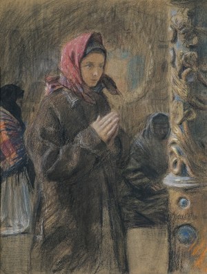 Teodor Axentowicz, MODLITWA, ok. 1914