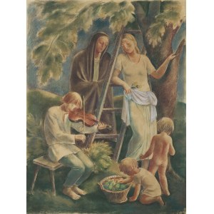 Waclaw Borowski, Harvest of Fruits. EVENING. ETERNITY, ca. 1927