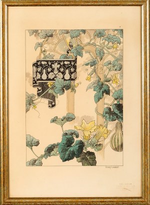 Henry Lambert, (XIX-XX w.), Ornament floryczny, k. XIX w