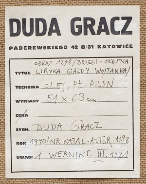Jerzy Duda Gracz, OKRUTNA LIRYKA GAZDY WOJTANKA (OBRAZ 1398), 1990
