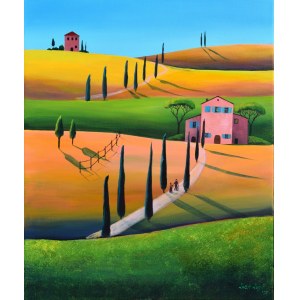 Luiza LOS-PLAWSZEWSKA (b. 1963), Friendly meeting, from the series: Tuscany, 2024