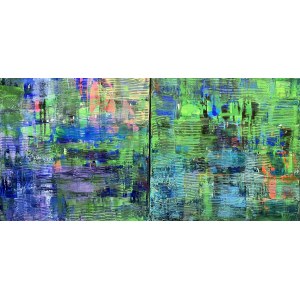 Gossia ZIELASKOWSKA (ur. 1983), Dream forest, dyptyk, 2024