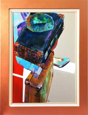 Łukasz GAWROŃSKI (ur. 1979), Martwa natura z walizkami, 2021