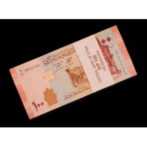 Syria. 100 Pounds 2014 Bundle x 100