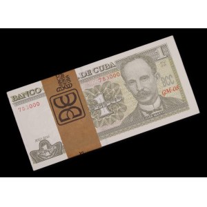 Cuba. 1 Peso 2016 Bundle x 100
