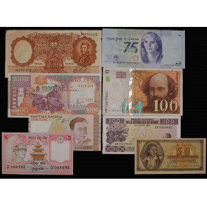 World. 8 Mixed Banknotes