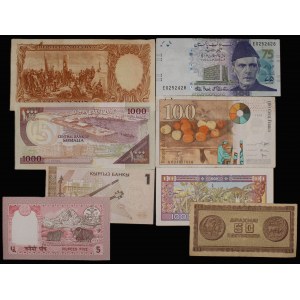 World. 8 Mixed Banknotes