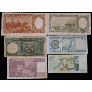 World. 6 Mixed Banknotes