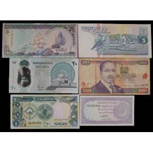 Welt. 6 Gemischte Banknoten