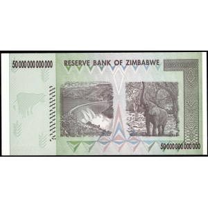 Zimbabwe. 50 Trillion Dollars 2008