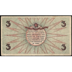 Latvia. 3 Rubli 1919