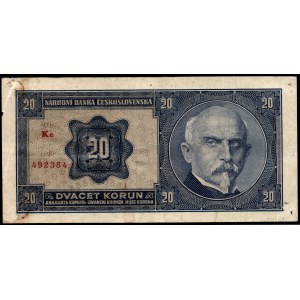 Czechoslovakia. 20 Korun 1926