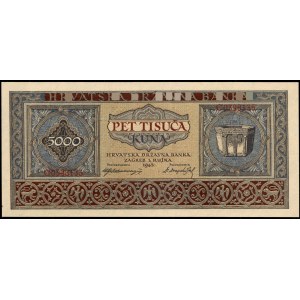 Croatie. 5000 Kuna 1943