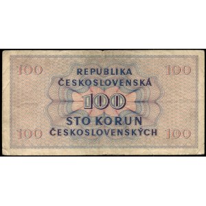 Czechoslovakia. 100 Korun 1945