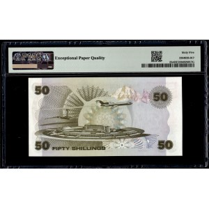 Kenya. 50 Shillings 1988 Low S/N 802