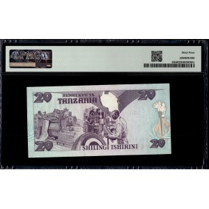 Tanzania. 20 Shillings 1987