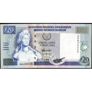 Cyprus. 20 Pounds 2004