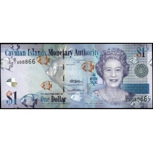 Cayman Islands. 1 Dollar 2010
