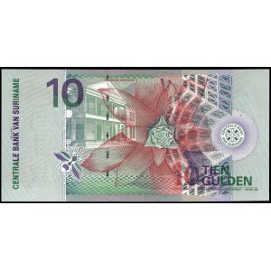 Suriname. 10 Gulden 2000