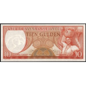 Suriname. 10 Gulden 1963