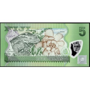 Fiji. 5 Dollars 2012 Replacement