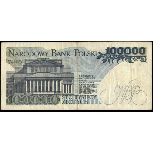 Pologne. 100000 Zlotych 1990 Préfixe S