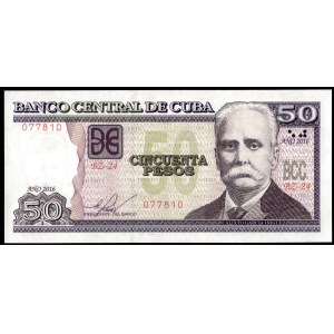 Cuba. 50 Pesos 2016 Replacement