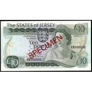 Jersey. 10 Pound 1976 Specimen