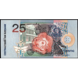 Suriname. 25 Gulden 2000 Replacement Low S/N 899