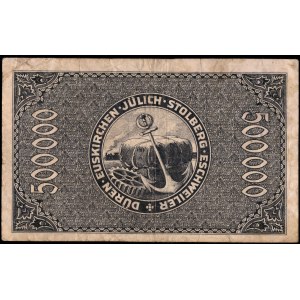 Germany. Düren 500000 Marks 1923 Low S/N 268