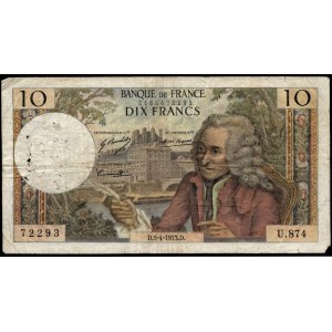 France. 10 Francs 1973