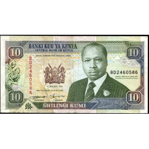 Kenya. 10 Shillings 1994