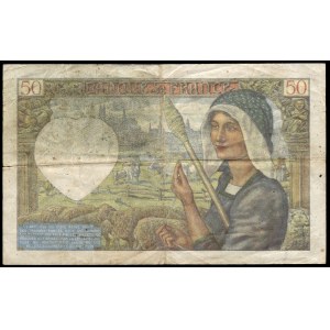 France. 50 Francs 1941