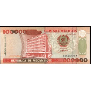Mozambique. 100000 Meticais 1993