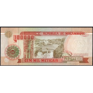 Mozambique. 100000 Meticais 1993